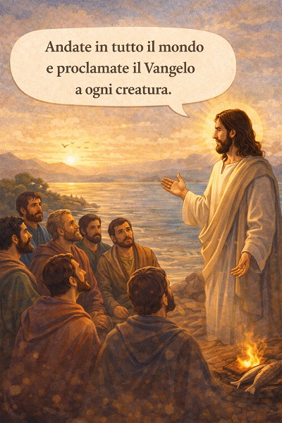 andate in tutto il mondo e proclamete il Vangelo a tutte le creature